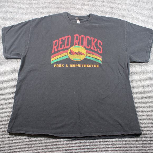 Red Rocks | Shirts | Red Rocks Tshirt Unisex Xxl Black Park ...